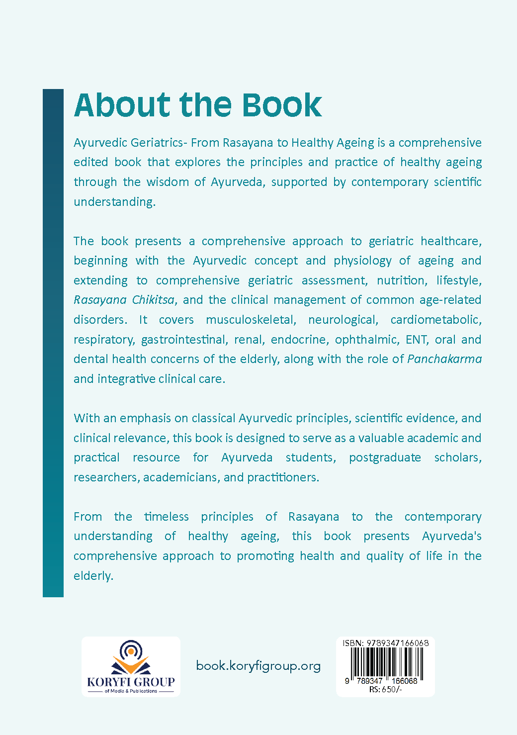 Ayurvedic Geriatrics - from Rasayana to Healthy Ageing (Paperback) - Image 2